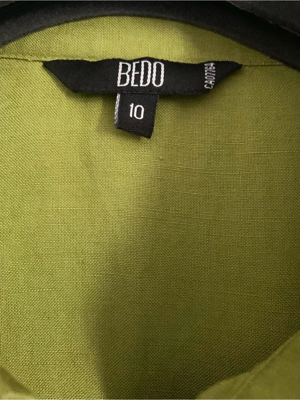 Olive Green Linen 2 Piece Set: Pants & Shirt ๐ - Picture 9 of 16